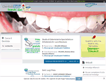 Tablet Screenshot of invisalignmilano.com